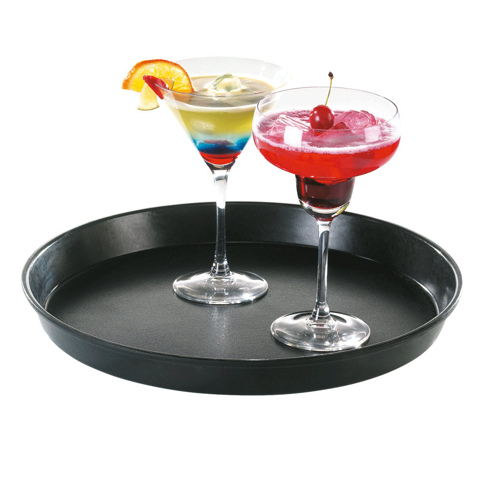 Tablett - Ø 37 x 4 cm - rutschfest