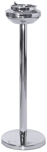 Foyer-Aschenbecher verchromt - Ø 20 x 60 cm