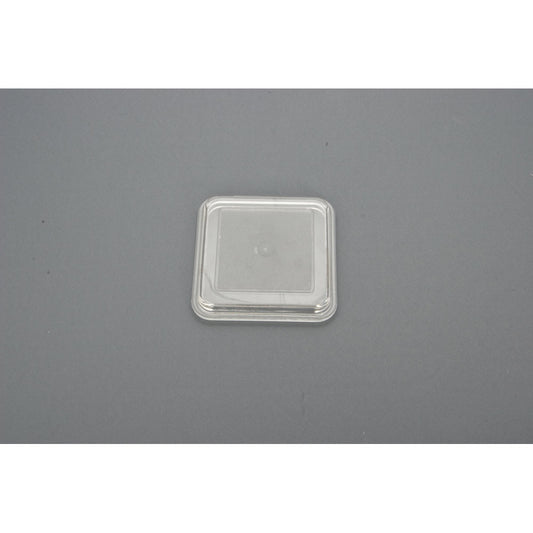 EURO Auflagedeckel 11 x11 cm - klar (PC) - Steg innen