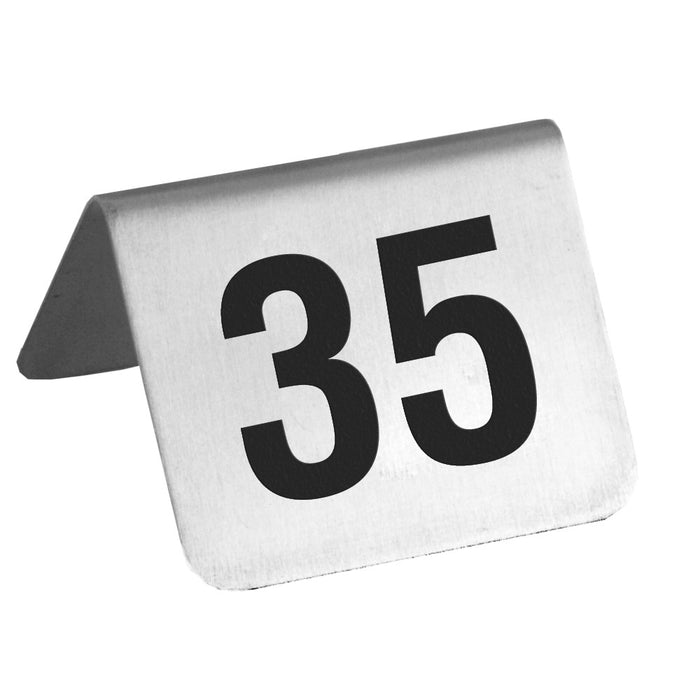Tischnummern-Winkel "25 - 36" - 5,3 x 4,8 x 3,5 cm (12 St.)