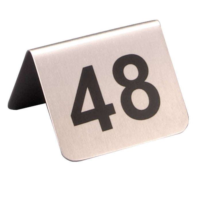 Tischnummern-Winkel "37 - 48" - 5,3 x 4,8 x 3,5 cm (12 St.)