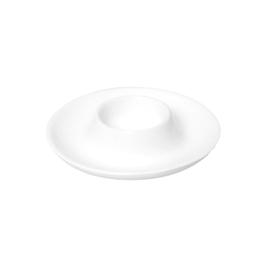 Porzellan-Eierbecher mit Ablage - Ø 11,2 x 2,9 cm