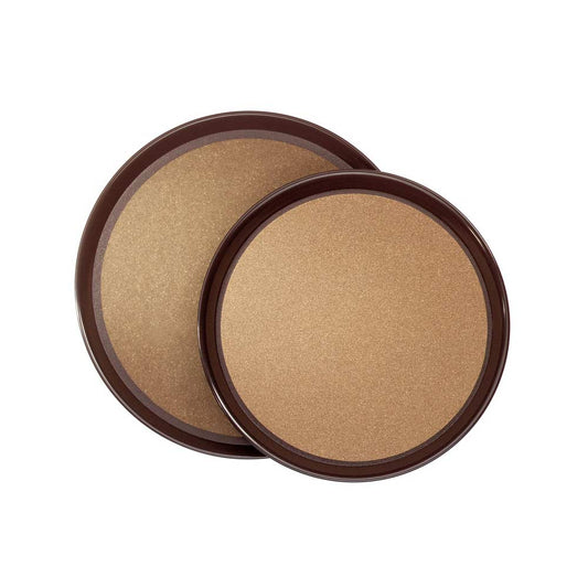 Tablett - ABS braun - Ø 32 cm - rutschfest