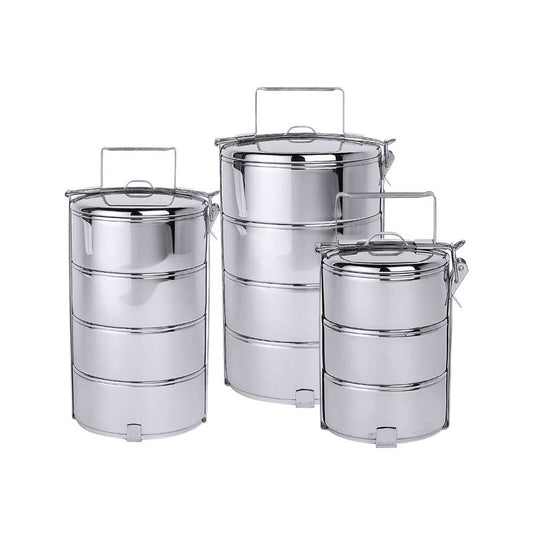 Etagen-Essenträger 3 Ebenen Ø 11,5 x 24 cm - Inhalt je 0,6 l