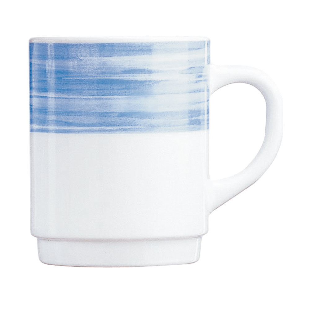 BRUSH Henkelbecher 25 cl - Ø 6,8 x 9 cm (stapelbar) - Blue