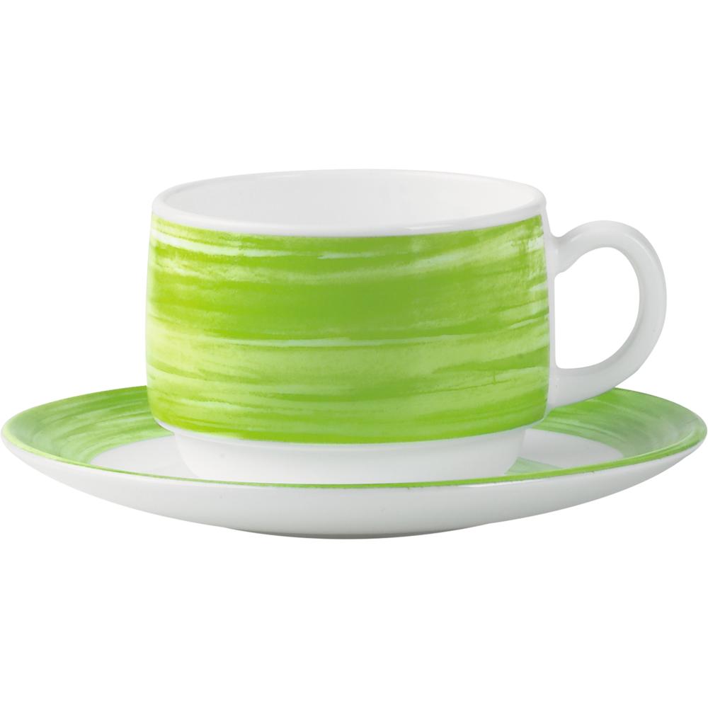 BRUSH Kaffee-Obertasse - 19 cl (stapelbar) - Green