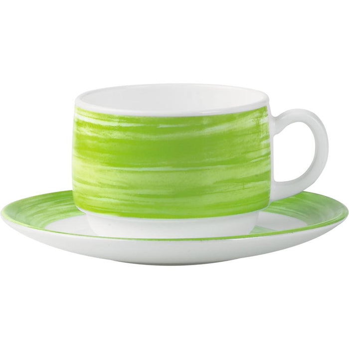 BRUSH Kaffee-Obertasse - 19 cl (stapelbar) - Green