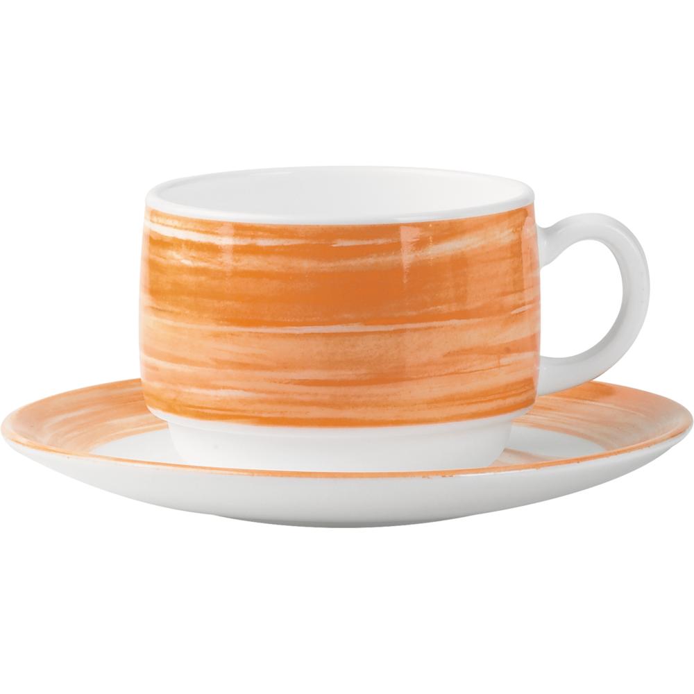 BRUSH Kaffee-Obertasse - 19 cl (stapelbar) - Orange