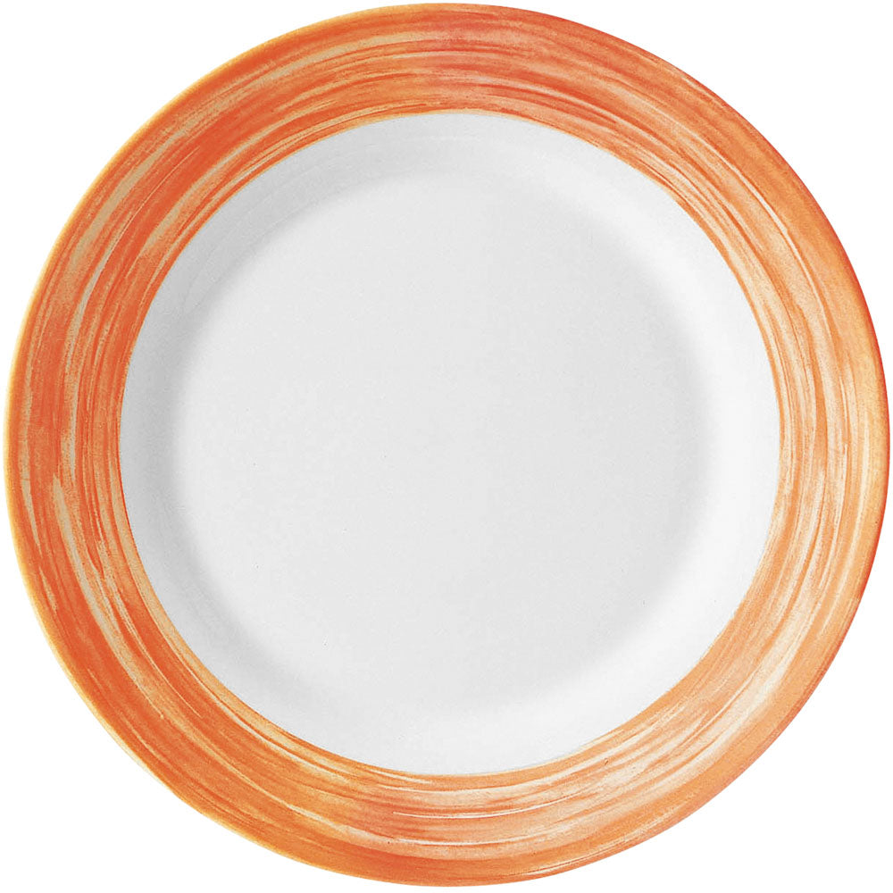 BRUSH Menüteller - Ø 25,4 cm - Orange