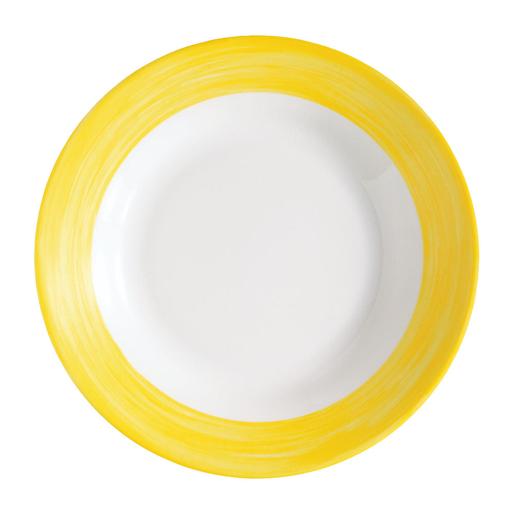 BRUSH Dessertteller - Ø 19,5 cm - Yellow