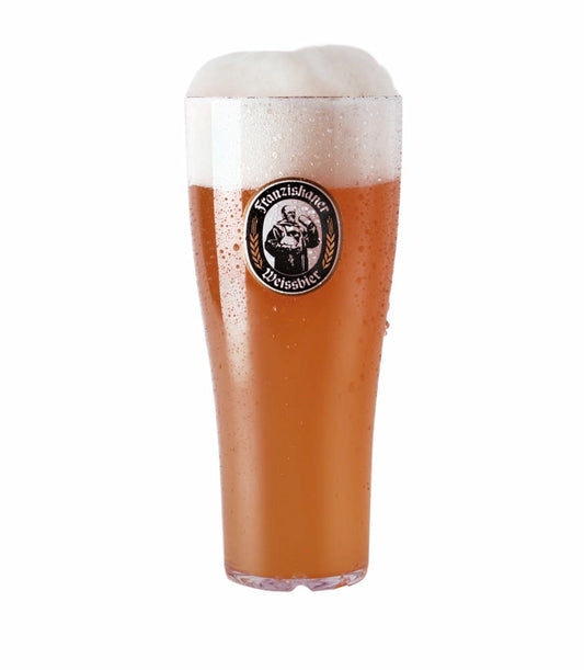 Weizenbierglas - (Ø 8 x 19,2 cm) -  geeicht /-/ 0,5 l - SAN