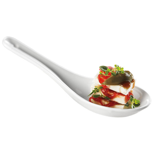 PAGOD Porzellanlöffel 14 x 4,5 cm - Weiß