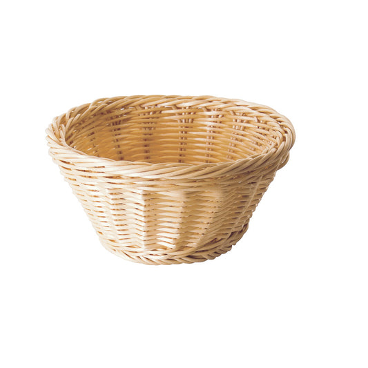 Tischkorb PP-Geflecht Ø 19 x 9,5 cm - Natur