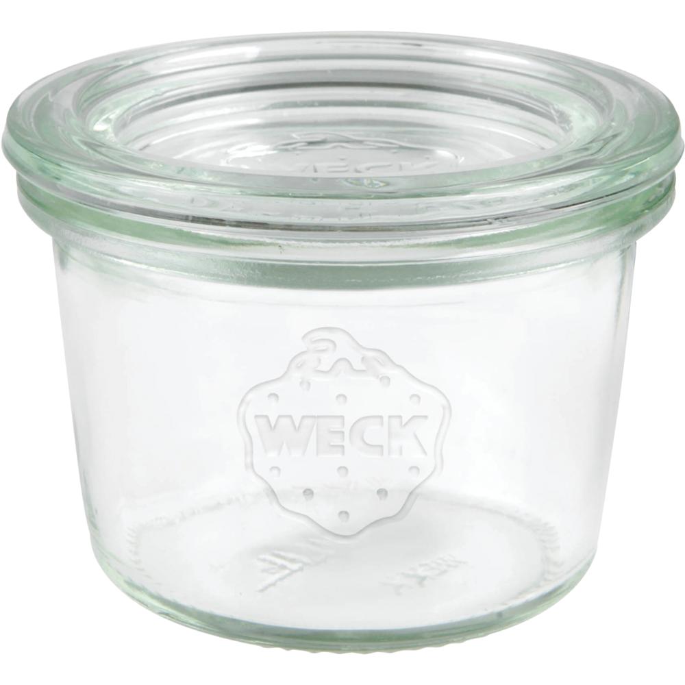 WECK Glas # 080 - Inhalt 80 ml (Rundrand 60 mm - Ø 6,7 x 4,7 cm)