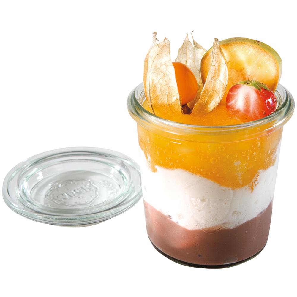 WECK Glas # 761 - Inhalt 140 ml (Rundrand 60 mm - Ø 6,7 x 7 cm)