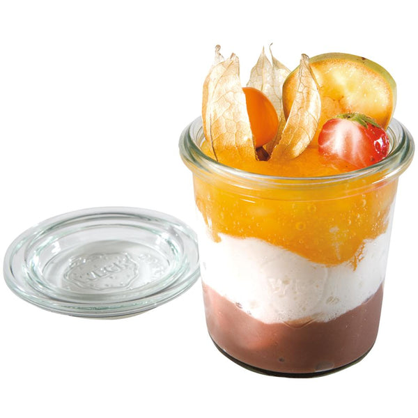 WECK Glas # 761 - Inhalt 140 ml (Rundrand 60 mm - Ø 6,7 x 7 cm)