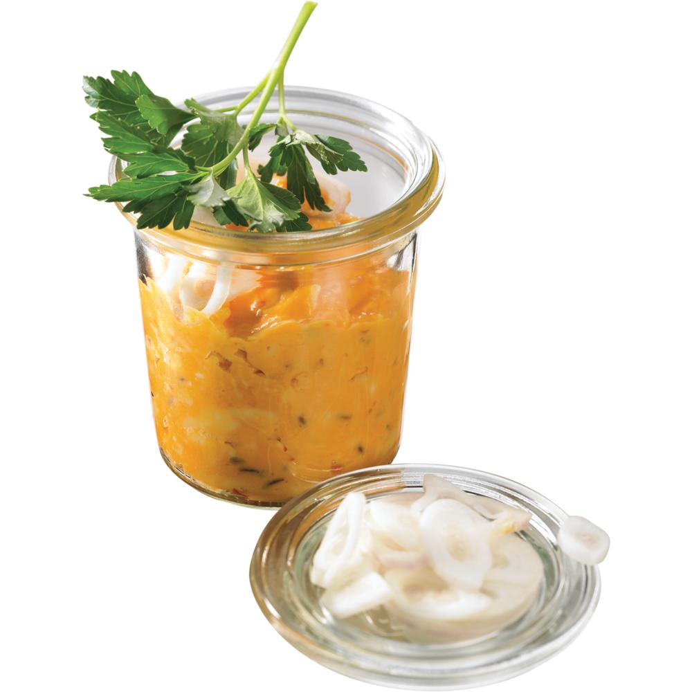 WECK Glas # 761 - Inhalt 140 ml (Rundrand 60 mm - Ø 6,7 x 7 cm)