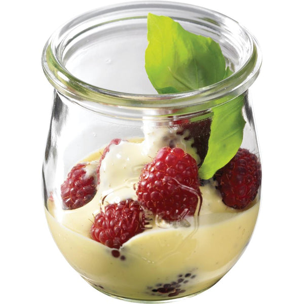 WECK Glas # 762 - Inhalt 220 ml (Rundrand 60 mm - Ø 7,2 x 8 cm)