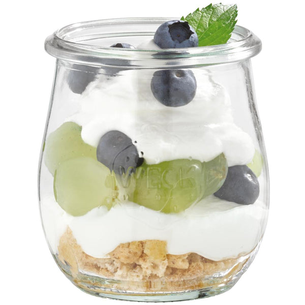 WECK Glas # 762 - Inhalt 220 ml (Rundrand 60 mm - Ø 7,2 x 8 cm)