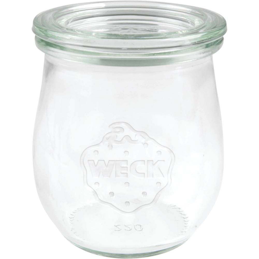 WECK Glas # 762 - Inhalt 220 ml (Rundrand 60 mm - Ø 7,2 x 8 cm)