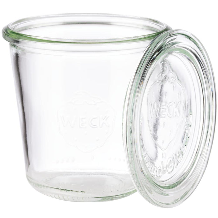 WECK Glas # 900 - Inhalt 290 ml (Rundrand 80 mm - Ø 8,8 x 8,7 cm)