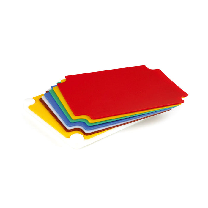 HACCP Schneidbrett-Set 53 x 32,5 x 2 cm - mit 6 Auflagen