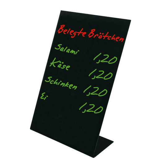 Universal-Aufsteller Kreidetafel DIN A4 - 21 x 30 cm