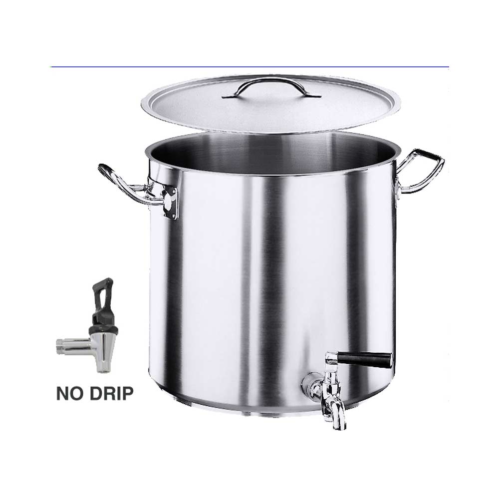 COOKWARE 2100 Kochtopf mit Ablaufhahn Ø 32/28,5 x 33 cm - 25 l