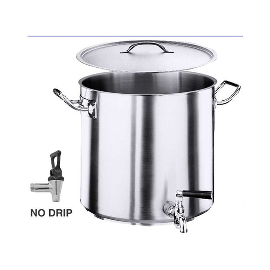 COOKWARE 2100 Kochtopf mit Ablaufhahn Ø 32/28,5 x 33 cm - 25 l