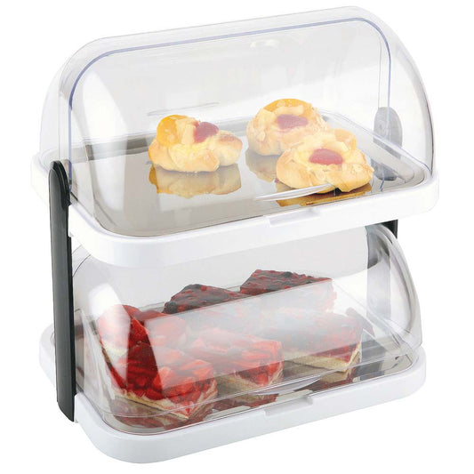 COOLBOY Frischevitrine Weiß - doppelt (8-teilig)