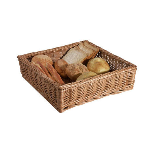 Buffetkorb - Weide dunkel - 35 x 35 x 10 cm