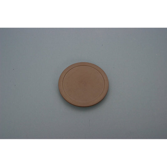 EURO Deckel Ø 12,7 cm / Innenrand Ø 10,5 cm - Braun (PP)