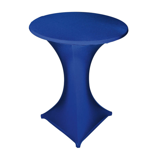 GALACTICA Stehtisch-Überzug Ø 80 - 85 cm - Blau (2-teilig)