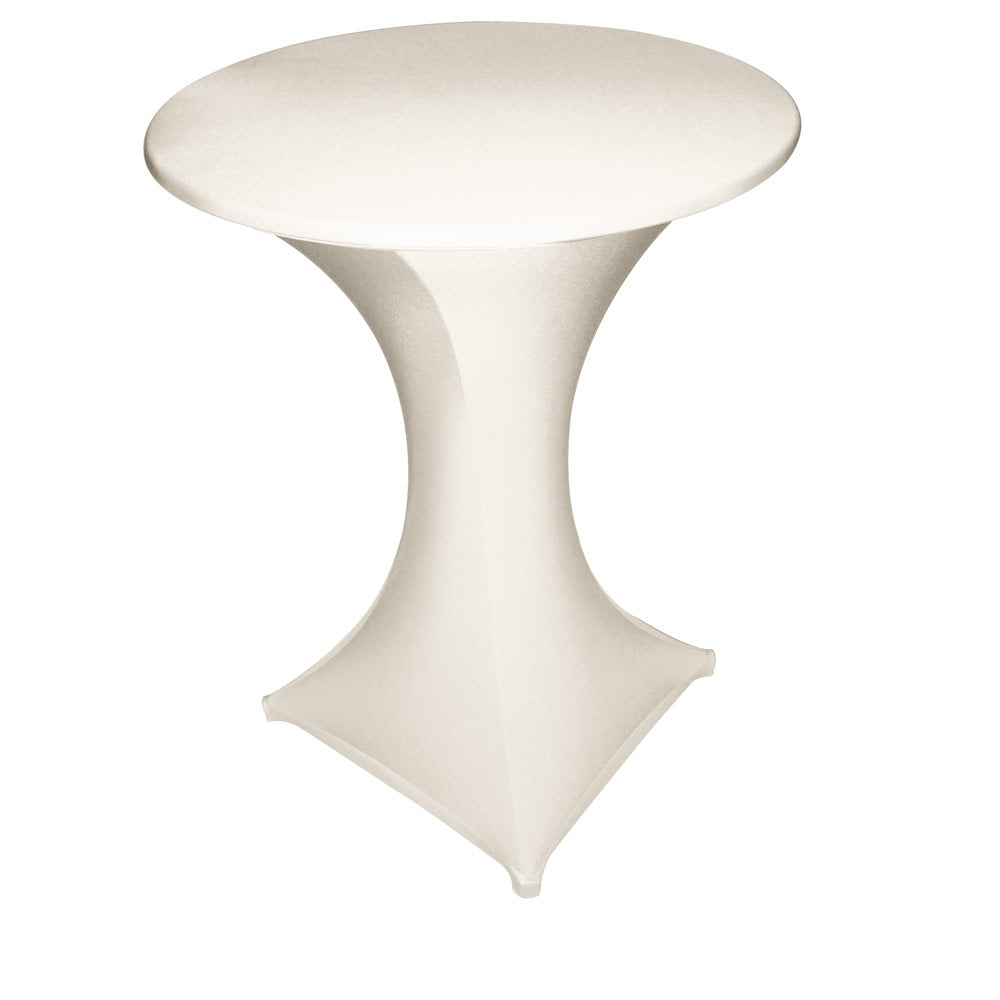 GALACTICA Stehtisch-Überzug Ø 80 - 85 cm - crème (2-teilig)