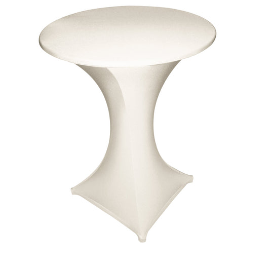 GALACTICA Stehtisch-Überzug Ø 80 - 85 cm - crème (2-teilig)