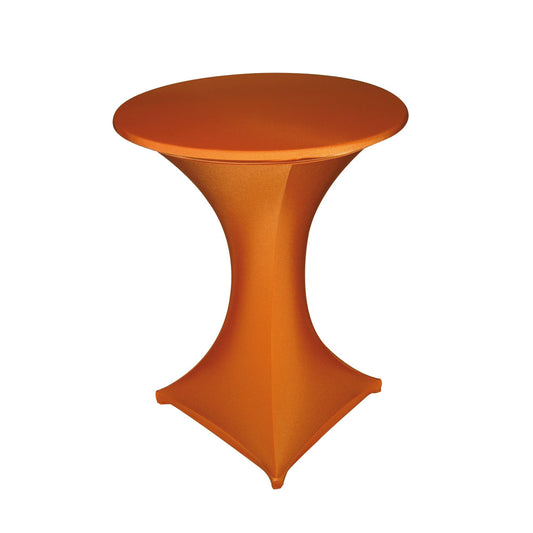 GALACTICA Stehtisch-Überzug Ø 80 - 85 cm - Orange (2-teilig)
