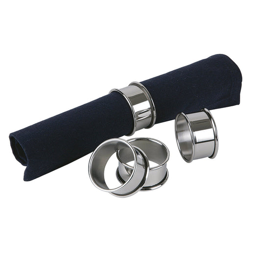 Serviettenringe  Ø 4,7 x 2,5 cm  4 Stück  elegante Serviettenhalter für Tischdeko