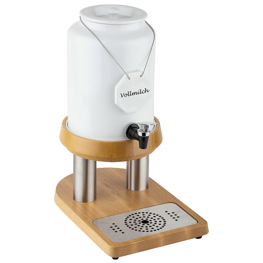 CLASSIC Milchkanne Porzellan - 4 Liter Inhalt (unten gekühlt)