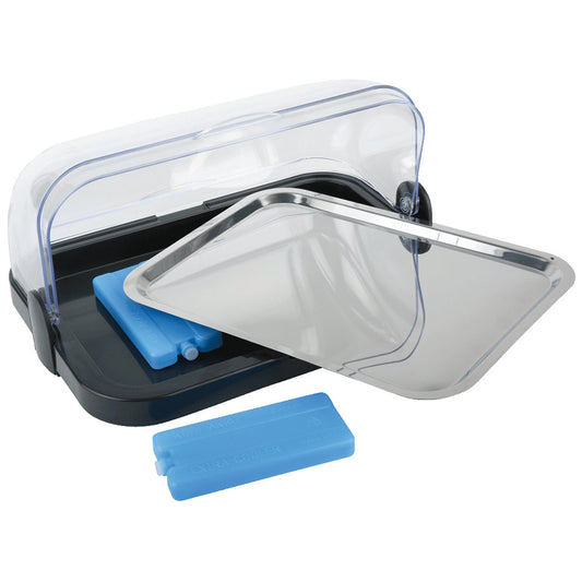 COOLBOY Frischevitrine Schwarz - einzeln (4-teilig)