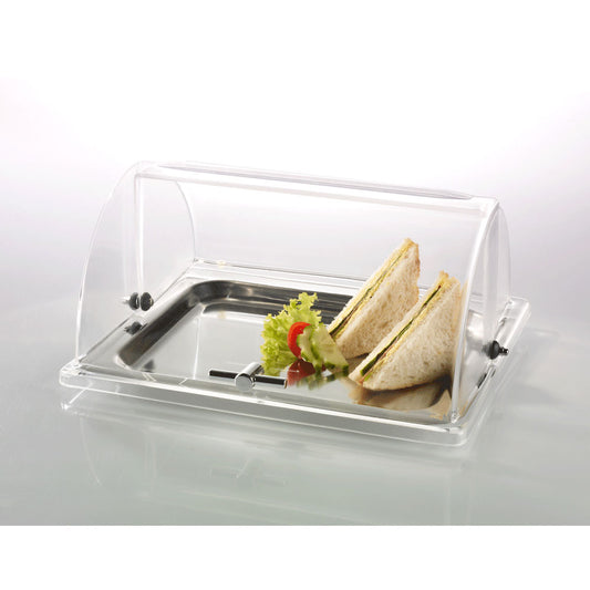 Rolltop-Haube GN 1/2 - Griff verchromt