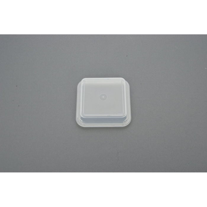 EURO Domdeckel 11 x 11 x 3 cm - Transparent (PP)