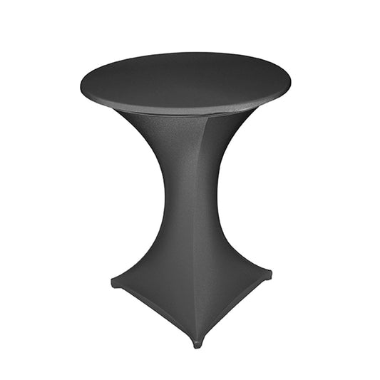 GALACTICA Stehtisch-Überzug Ø 80 - 85 cm - Anthrazit (2-teilig)