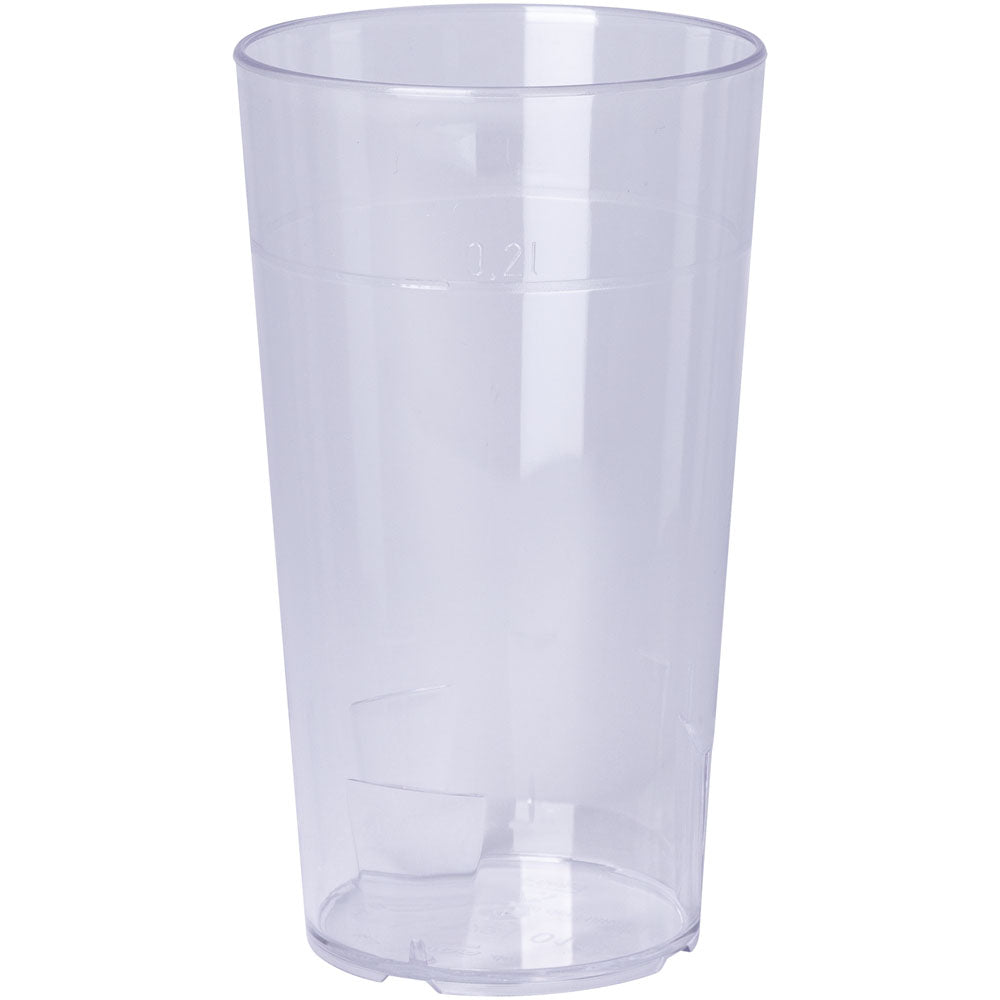 JUBILEE Trinkbecher - 20 cl - (Ø 6,5 x 11,5 cm) - SAN - geeicht /-/ 0,2 l
