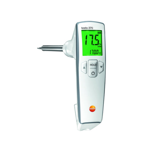 testo "270" Frittieröl-Messgerät (Digital) - Max. +40 °C - +200 °C  - HACCP-konform, IP65