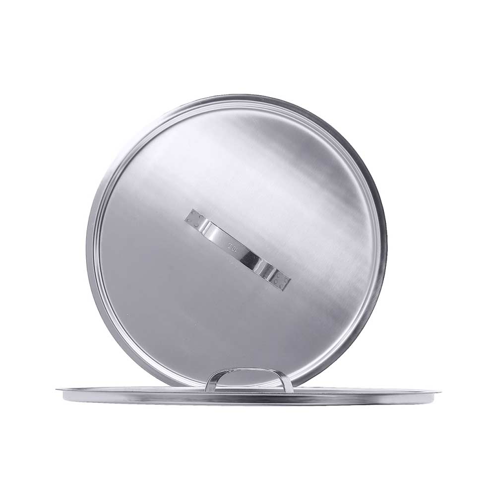 Deckel zu Eimer CNS 18/10 Inhalt 10 l (mit / ohne Bodenreifen)