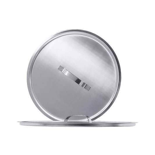 Deckel zu Eimer CNS 18/10 Inhalt 10 l (mit / ohne Bodenreifen)