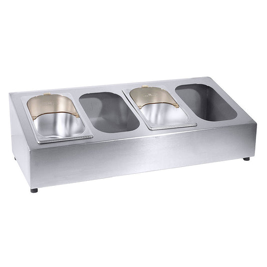 Besteckkasten (für 4 Einsätze) - 72,5 x 32 x 22 cm -CNS 18/10