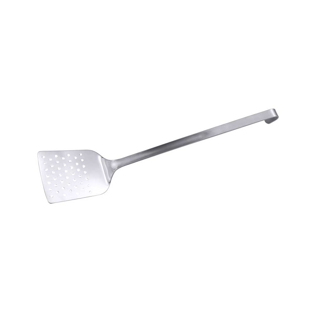 Kippbratpfannenschaufel CNS 18/10 - 10,5 x 12 cm - Stiel 39,5 cm