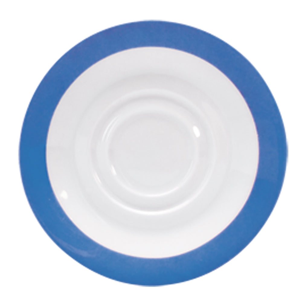 COLOURS Kombi-Untertasse - (Ø 15 cm) (Doppelspiegel) - Blau