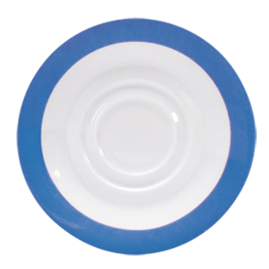 COLOURS Kombi-Untertasse - (Ø 15 cm) (Doppelspiegel) - Blau